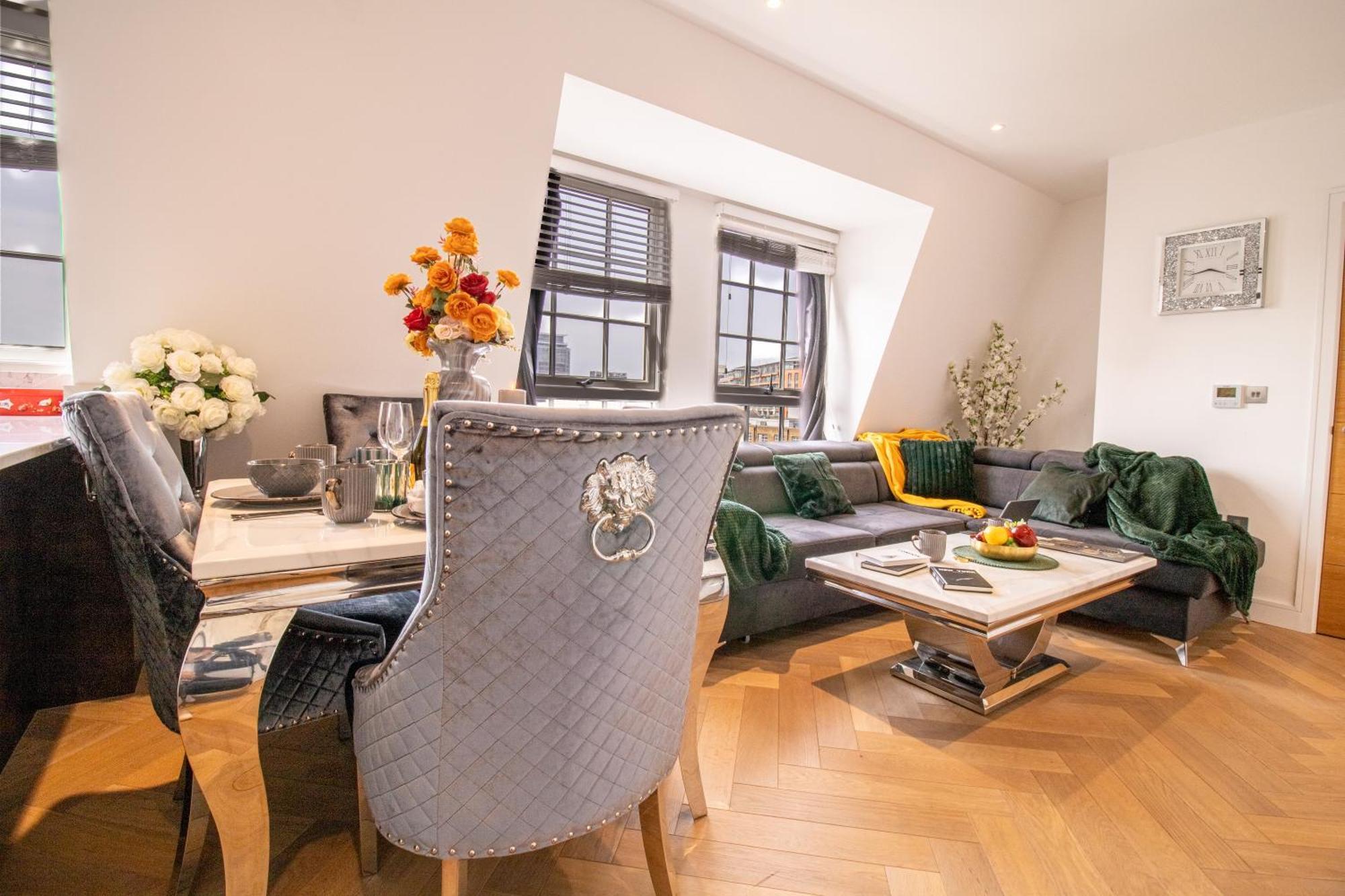 Luxurious 1-Bedroom Penthouse In Marble Arch 71 London Exterior foto